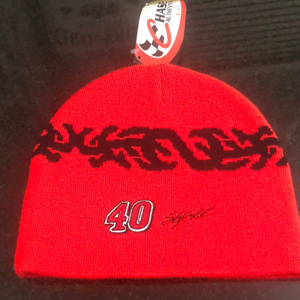 Vintage NASCAR Racing Sterling Marling Knit Hat